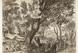 Raphael_sadeler._landscape_with_the_scenario_of_a_robbery.__second_half_of_the_xvi_century._engraving_tool._19_2_x26__6_cm