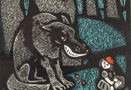 Brusilovsky_m._red_riding_hood._1984_linocut._42_x_42_cm._small
